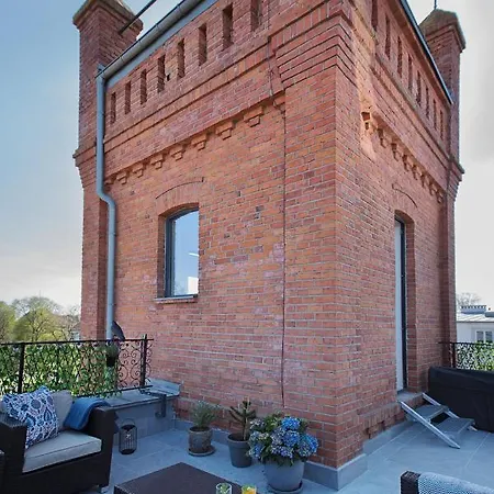 Loft Barnim W Wiezy Strazackiej, 2-poziomowy, 100m2, Taras Na Dachu