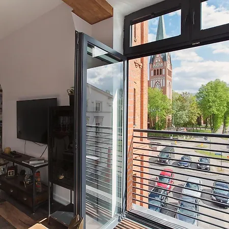 Loft Barnim W Wiezy Strazackiej, 2-poziomowy, 100m2, Taras Na Dachu *