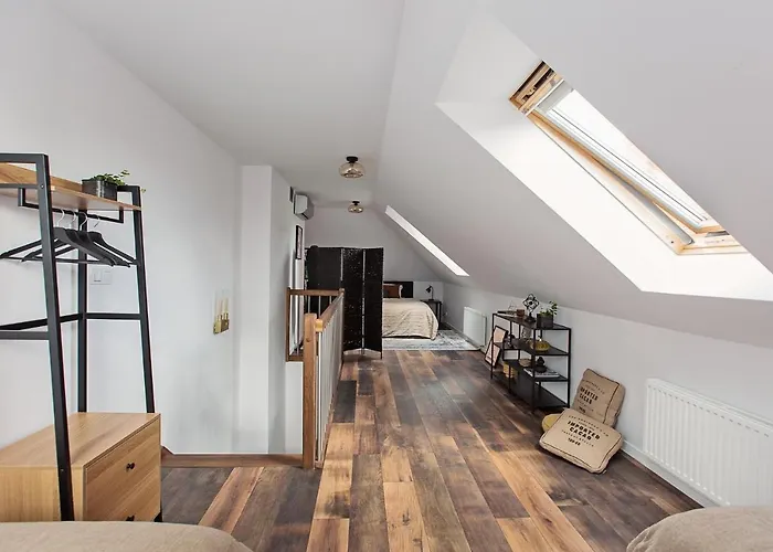 شقة Loft Barnim W Wiezy Strazackiej, 2-poziomowy, 100m2, Taras Na Dachu شتيتشينيك